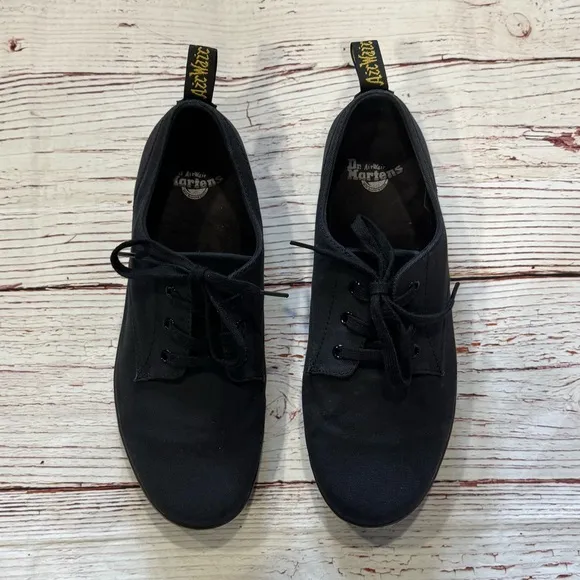 Dr Martens Callum Canvas Oxford Shoes in Black Sz 12