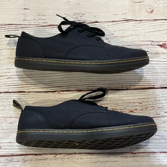Dr Martens Callum Canvas Oxford Shoes in Black Sz 12