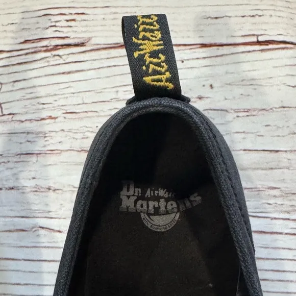 Dr Martens Callum Canvas Oxford Shoes in Black Sz 12