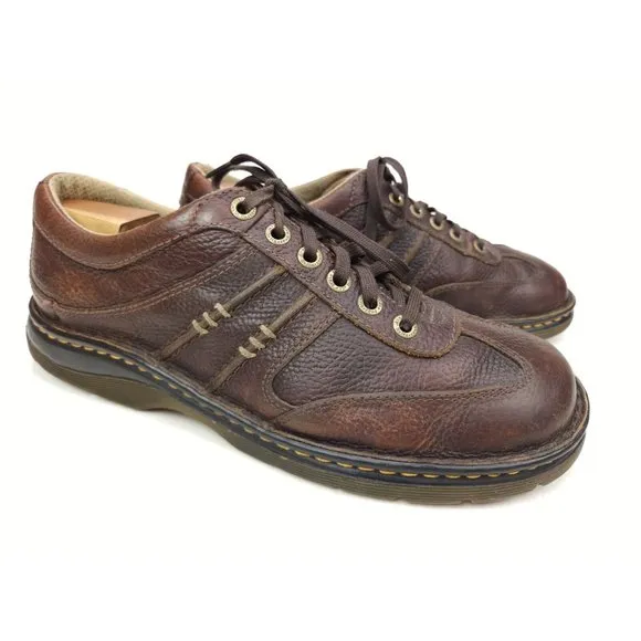 Dr Martens Dawes Brown Leather Air Wair Shoes Size 12