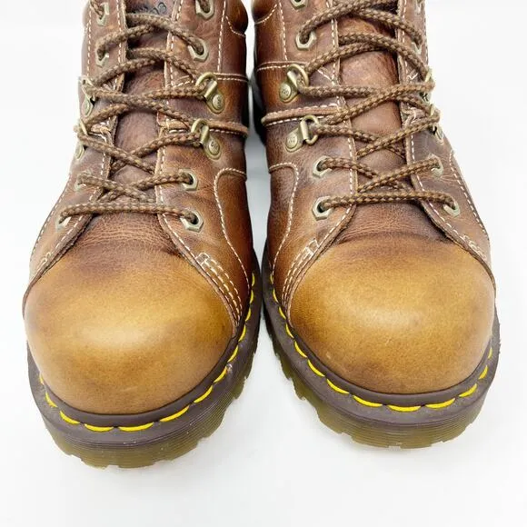 Dr. Martens Finnegan Leather Lace Up Shoe Brown Men's 10 Women's 11