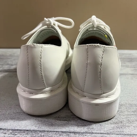 Dr. Martens For Pride Oxford Shoes - White Smooth Leather - Size 9