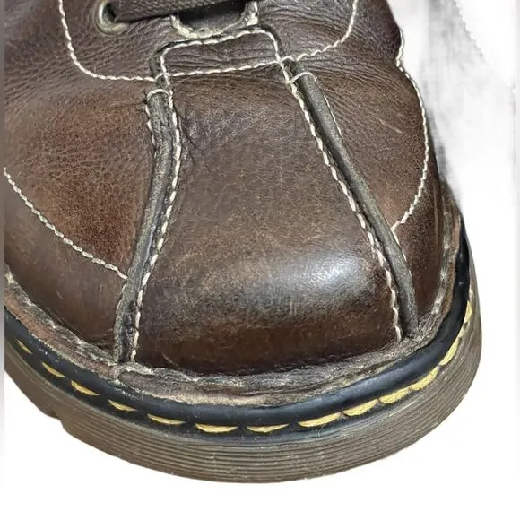 Dr. Martens Men’s 1199 Deep Brown Leather Lace Up Loafers (Size: 11)