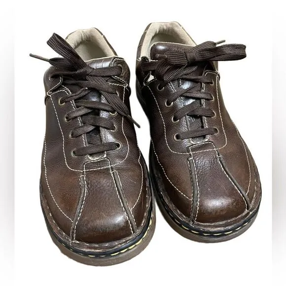 Dr. Martens Men’s 1199 Deep Brown Leather Lace Up Loafers (Size: 11)