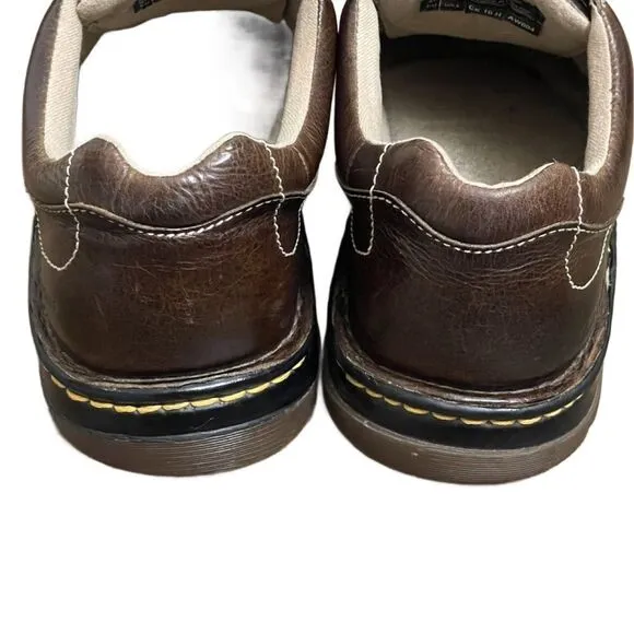 Dr. Martens Men’s 1199 Deep Brown Leather Lace Up Loafers (Size: 11)