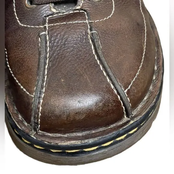 Dr. Martens Men’s 1199 Deep Brown Leather Lace Up Loafers (Size: 11)