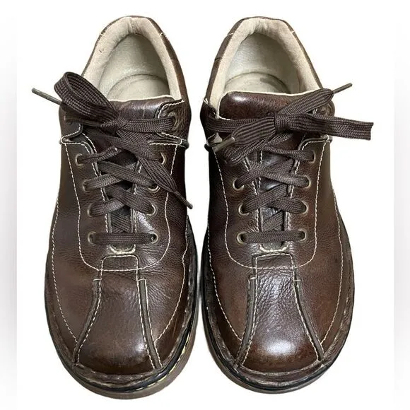 Dr. Martens Men’s 1199 Deep Brown Leather Lace Up Loafers (Size: 11)