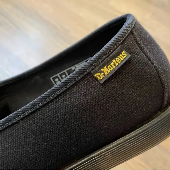 DR. MARTENS Perth Canvas and Suede Leather Tassel Loafer Shoes Mens 11