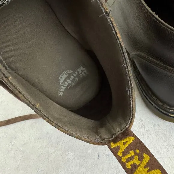 Dr. Martens Sussex Chukka Brown Boots Shoes Leather Men's Sz 11 Women’s 12 READ