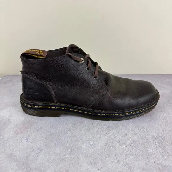 Dr. Martens Sussex Chukka Brown Boots Shoes Leather Men's Sz 11 Women’s 12 READ