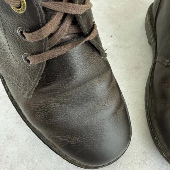 Dr. Martens Sussex Chukka Brown Boots Shoes Leather Men's Sz 11 Women’s 12 READ