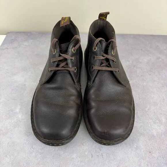 Dr. Martens Sussex Chukka Brown Boots Shoes Leather Men's Sz 11 Women’s 12 READ