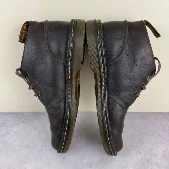 Dr. Martens Sussex Chukka Brown Boots Shoes Leather Men's Sz 11 Women’s 12 READ