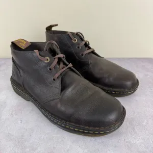 Dr. Martens Sussex Chukka Brown Boots Shoes Leather Men's Sz 11 Women’s 12 READ