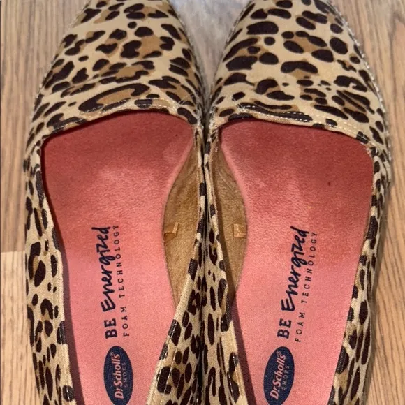 Dr. Scholl's Brown Espadrille Slip-Ons