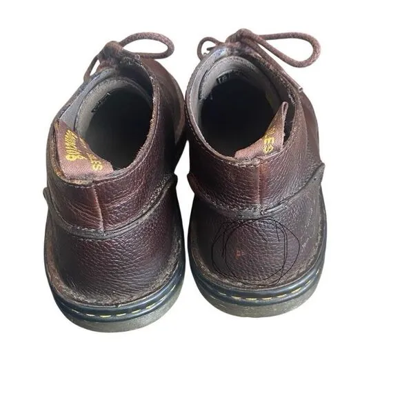 DR. MARTENS Men’s Sussex Boots/Shoes Size 9 Brown Tie Closure SEE DESCRIPTION