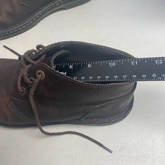 DR. MARTENS Men’s Sussex Boots/Shoes Size 9 Brown Tie Closure SEE DESCRIPTION