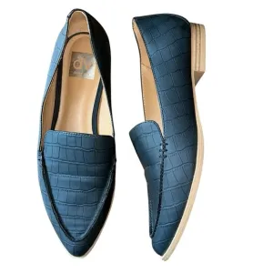 DV Dolce Vita Island Women’s Croc Loafers Pointy Toe‎ Shoes Black Women’s 8.5