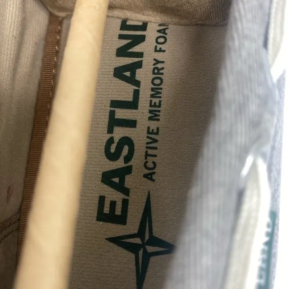 Eastland Grey Yarmouth 1-Eye Canvas Boat Shoes