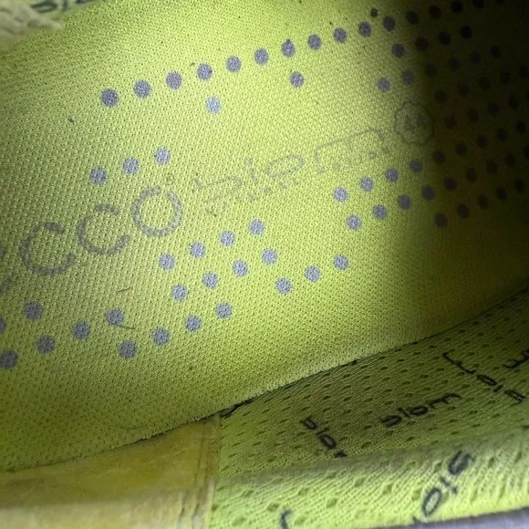 ECCO Biom Golf Shoes Mens EU 44 US 10-10.5 Yak Leather Spikeless Natural Motion