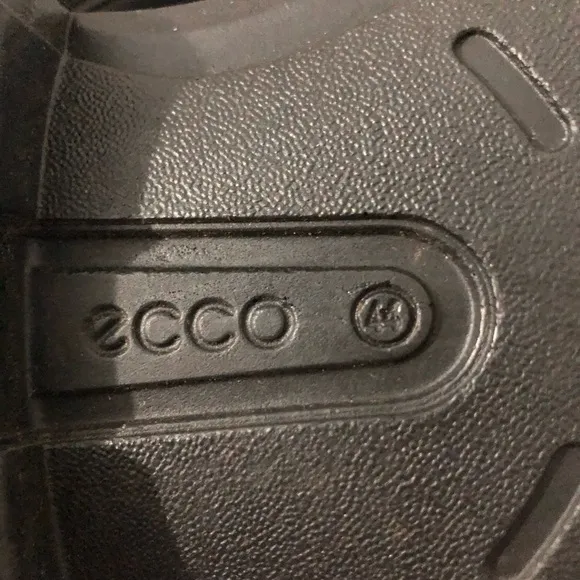 ECCO Holton Black Leather Lace Up Oxfords Shoes Size US 10 / 10.5 EUR 44