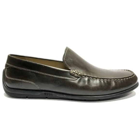ECCO Men’s Classic Mock 2.0 Loafers Brown, Size US 12 M, EUR 42