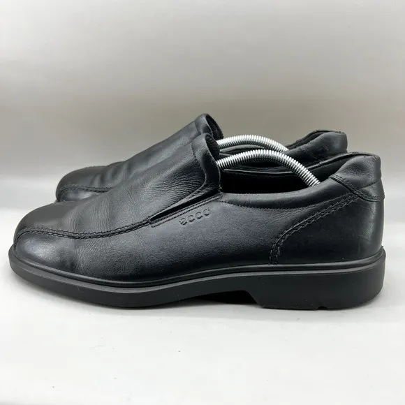 ECCO New Jersey Loafers Men's Size 11.5 US, 45 EU Black Leather Slip On Shoes