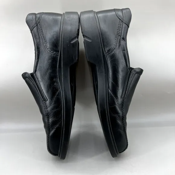ECCO New Jersey Loafers Men's Size 11.5 US, 45 EU Black Leather Slip On Shoes