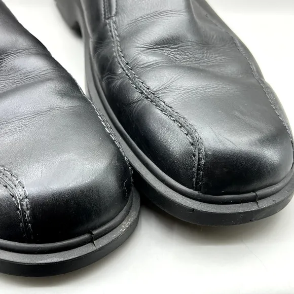 ECCO New Jersey Loafers Men's Size 11.5 US, 45 EU Black Leather Slip On Shoes