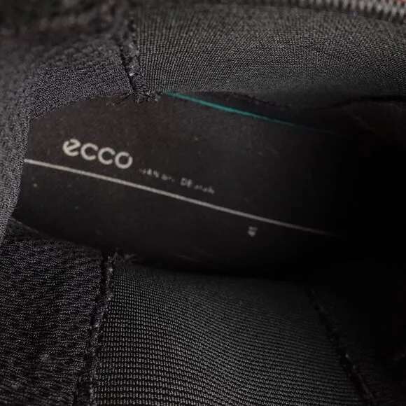Ecco Sneakers WMS SZ EU SZ 41 US 10-10.5 BLK Soft 9 II Suede Ankle Chelsea Shoes