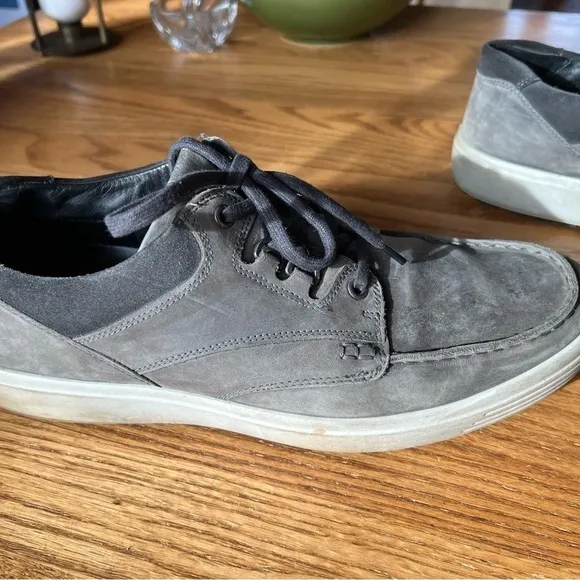 ECCO SOFT 7 TRED MEN'S SHOES Moonless Gray Size 46
