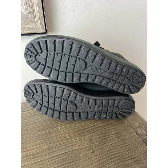 Ecco Soft 7 Tred Shoes Women's 42/11 Black Nubuck Gore-Tex Sneaker Boots High