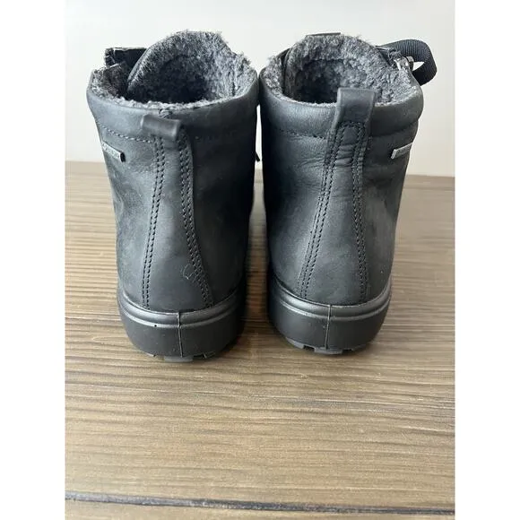 Ecco Soft 7 Tred Shoes Women's 42/11 Black Nubuck Gore-Tex Sneaker Boots High