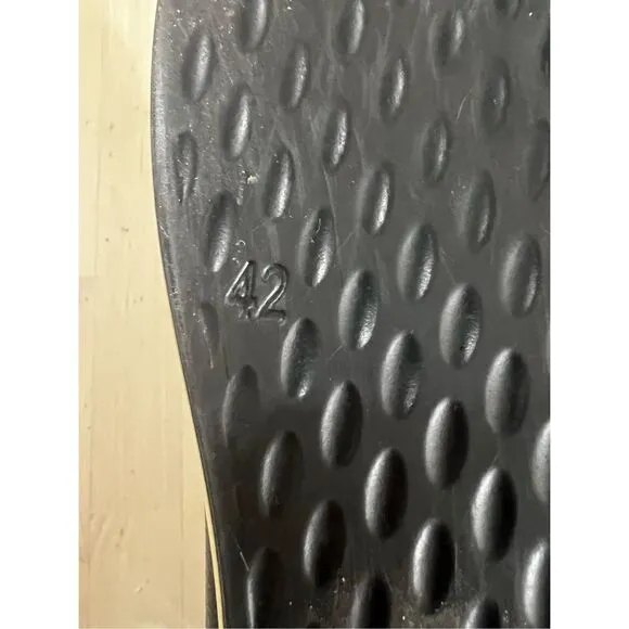 ECCO Soft 8 High Top Boots Men Size 42(US 8) Black Leather Ankle Shoes Casual