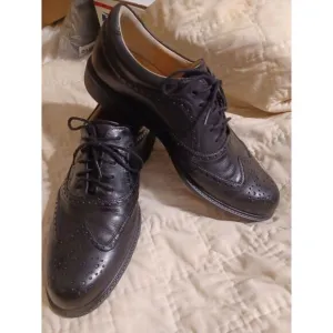 ECCO Tour Hybrid Hydromax Mens Leather Wingtip Oxfords Golf Shoes Size US‎ 10.5