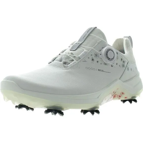 ECCO Womens Golf Biom G5 White Laceless Leather Golf Shoes NWOB