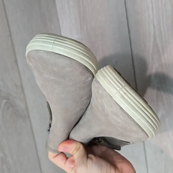 Ecco Womens Soft 7 Ankle Leather Sneakers boots shoes sz 38/7