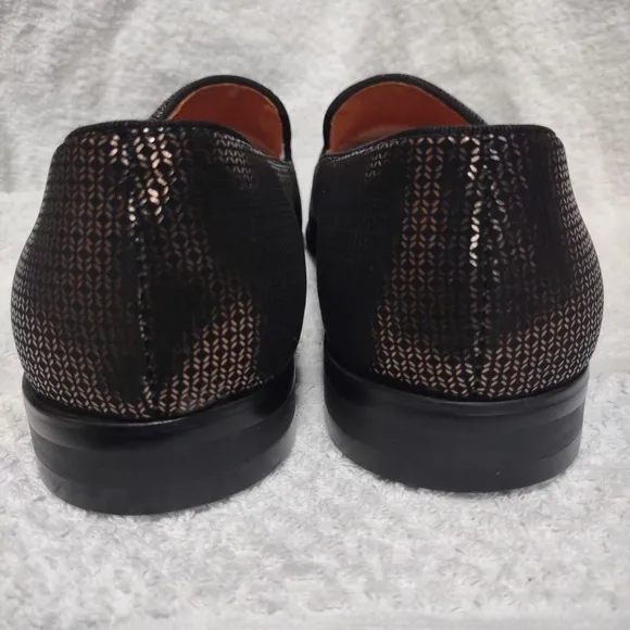 Elan Roman Mens Black Loafers New Size 12