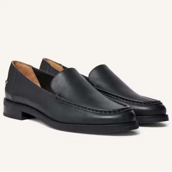 Everlane Modern Loafer Genuine Leather Round Toe Size 8.5 Spring Office Neutral