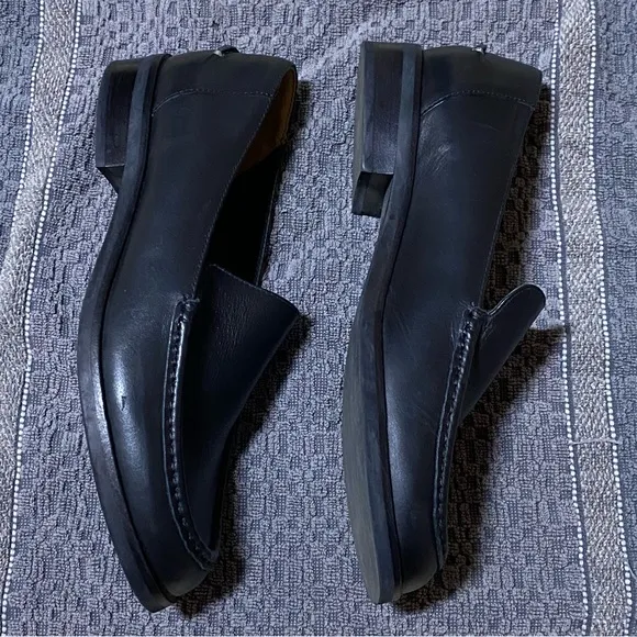 Everlane Modern Loafer Genuine Leather Round Toe Size 8.5 Spring Office Neutral