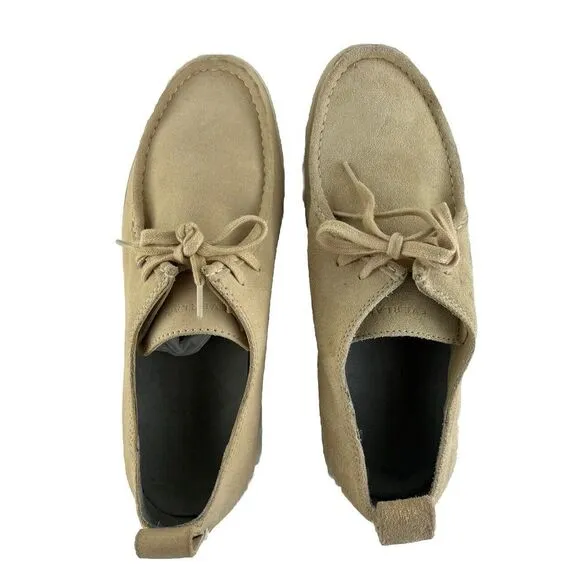 Everlane Shoes Men Size 9 Beige The Desert Pebble Suede Lace Up‎ Loafer  Comfy
