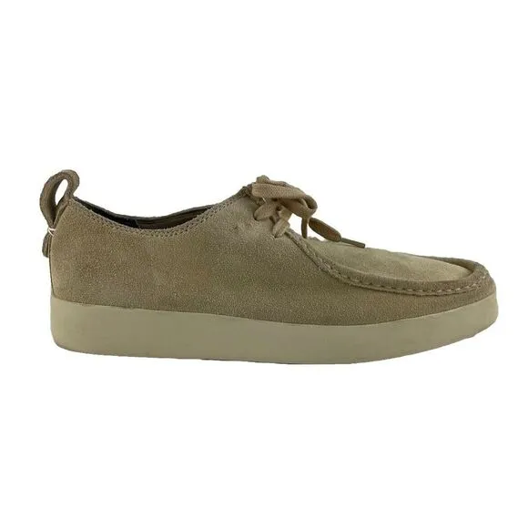 Everlane Shoes Men Size 9 Beige The Desert Pebble Suede Lace Up‎ Loafer  Comfy