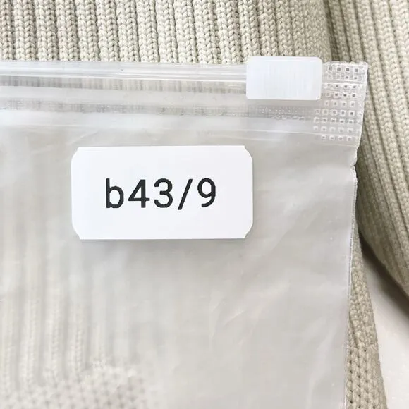 Everlane The Glove Mule in ReKnit White Bone Size 9 NEW
