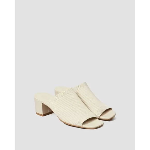 Everlane The Glove Mule in ReKnit White Bone Size 9 NEW