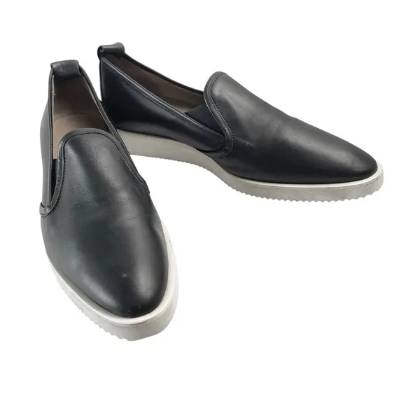 EVERLANE The Leather Street Shoes in Black Size 10.5