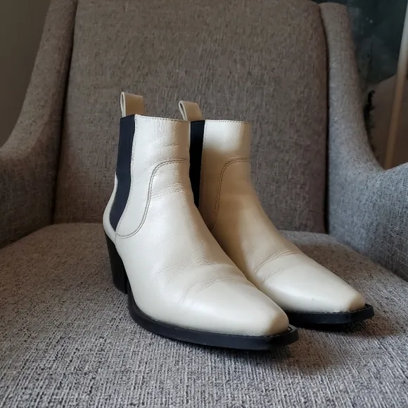 Everlane The Western Boot, Bone (8)
