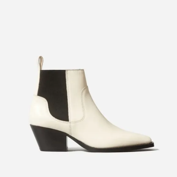Everlane The Western Boot, Bone (8)