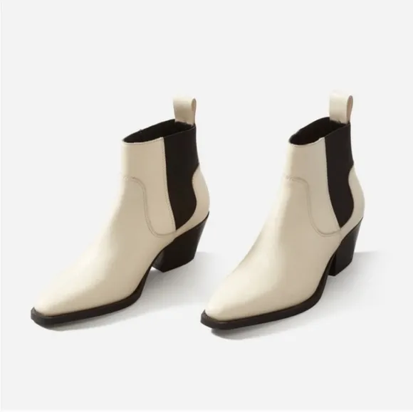 Everlane The Western Boot, Bone (8)