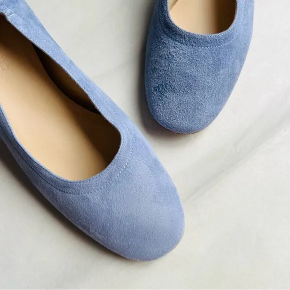 Everlane Women's The Italian Leather Light Blue Heel Size 6.5​