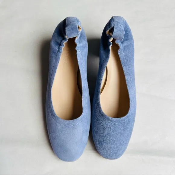 Everlane Women's The Italian Leather Light Blue Heel Size 6.5​